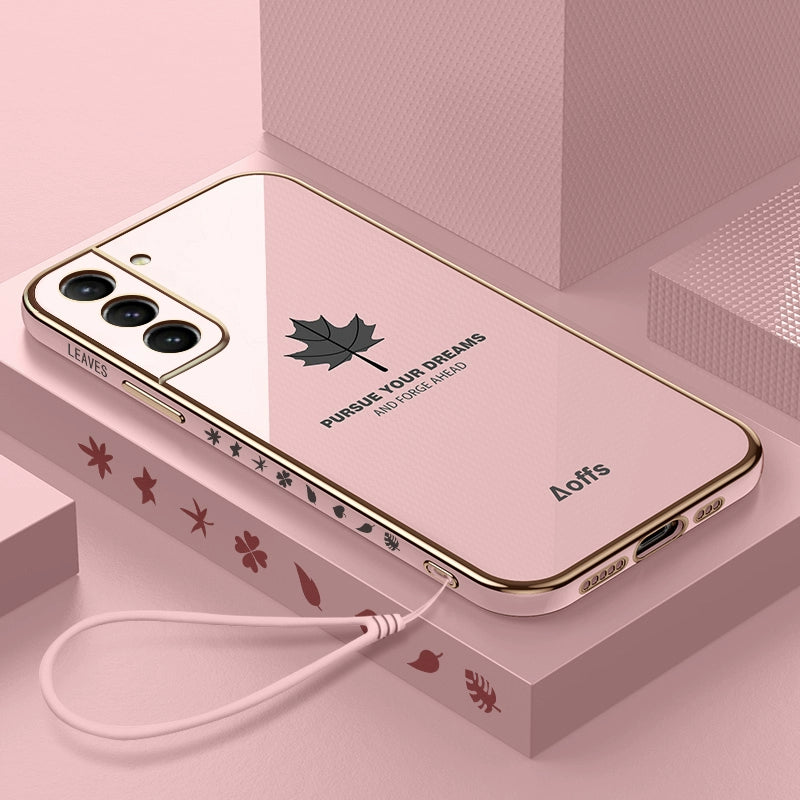 Casezly Creative Leaf Design Case for Samsung S21