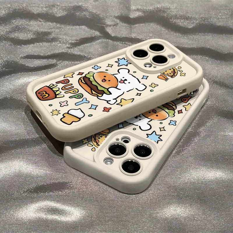 Casezly Burger Dog Silicone Phone Case for Samsung & iPhone