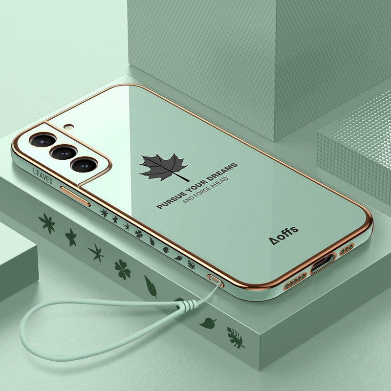 Casezly Creative Leaf Design Case for Samsung S21