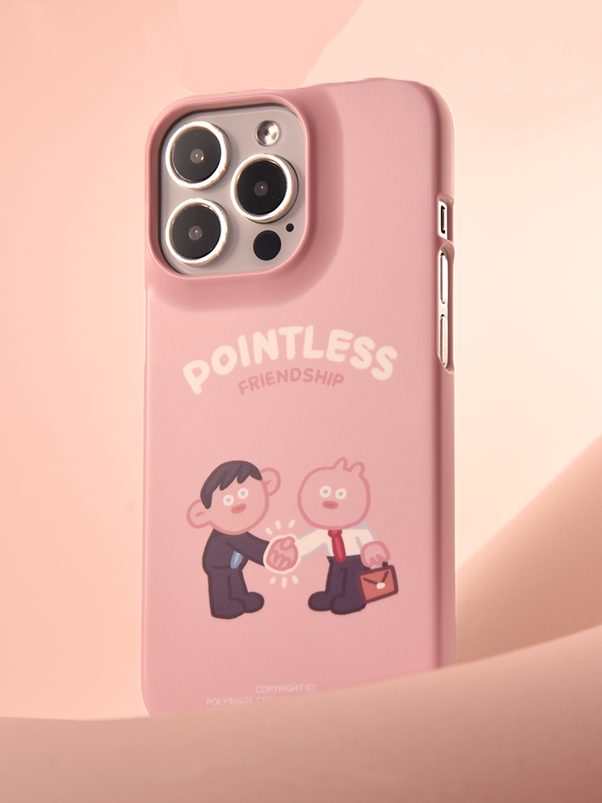 Casezly iPhone 15/14 Pro Max Matte Shell, Cute Cartoon Style