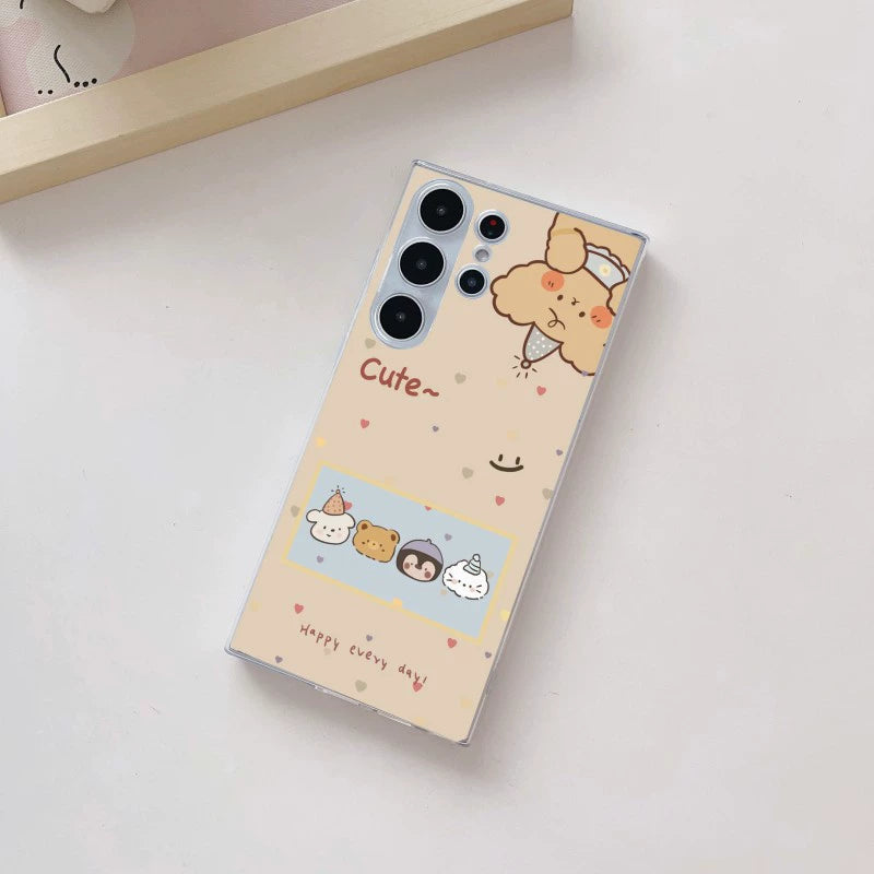 Casezly Cartoon Bear Soft Shell for Samsung S23 Ultra