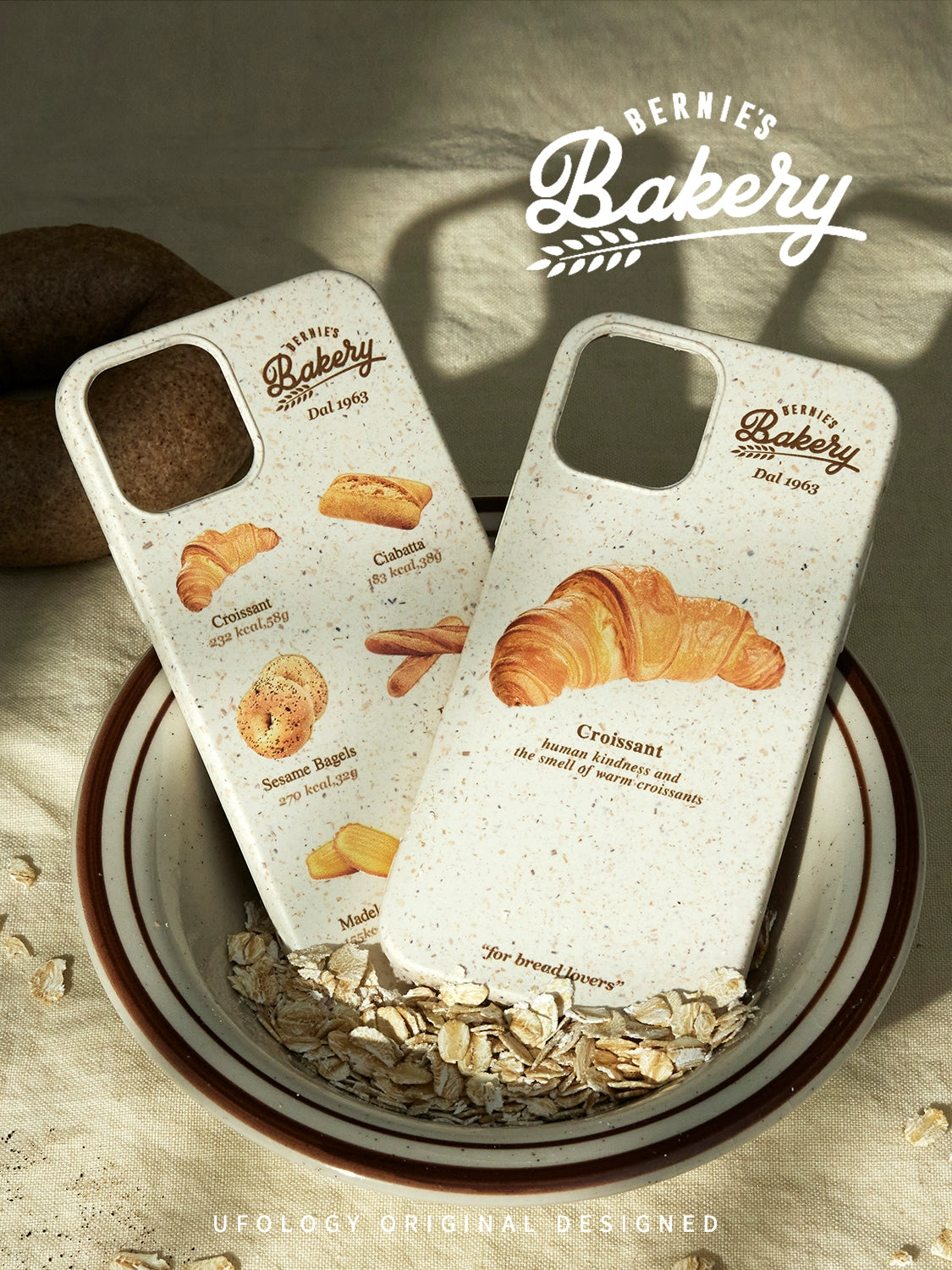 Casezly Biodegradable Croissant iPhone 13 Pro Max Case Apple 12 Retro Bread iPhone 15 Pro