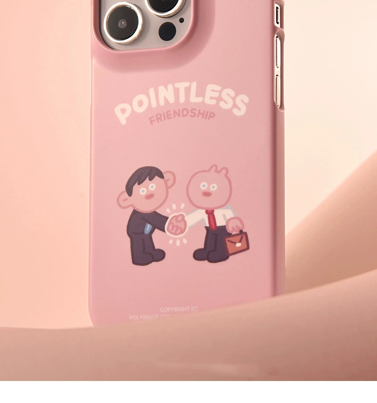 Casezly iPhone 15/14 Pro Max Matte Shell, Cute Cartoon Style